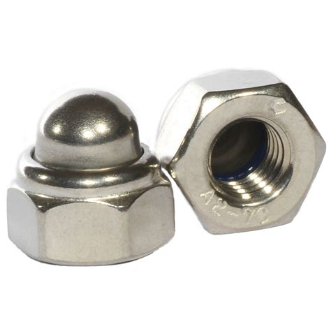 Pack Of 25 A2 Stainless Nyloc Insert Nuts Standard Pitch Din985 Nyloc Lock Nut Type T M6 Diy
