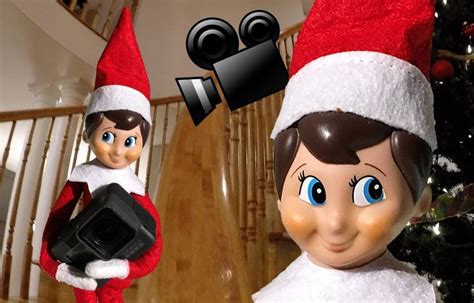 Our Crazy Elf On The Shelf Stole The Gopro And Made His Own Movie Its