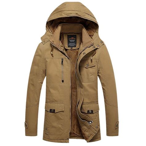 Nice Top Quality Solid Colored Hooded Warm Mens Winter Coat 3 Colors L 4xl Winter Jacket Men