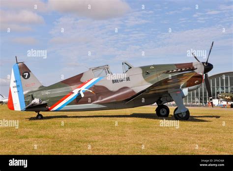 French Air Force Morane Saulnier Ms406 Fighter Plane Aircraft Of The