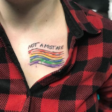 these tattoos are a permanent reminder of who you are and what you stand for in honor of pride