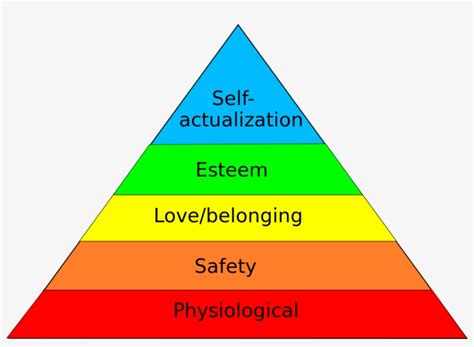 Levels Of Hierarchy Of Needs