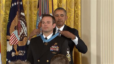 Obama Presents Medal Of Honor To Navy Seal