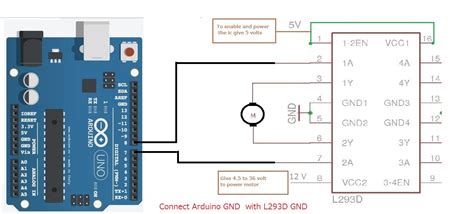 555 Timer Ic Project Ideas Interfacing Arduino With L293d Ic