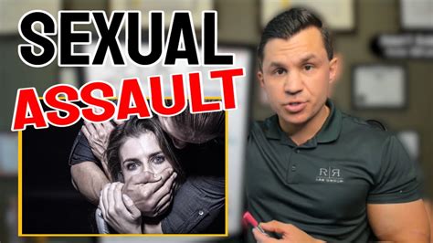Sexual Assault Criminal Charges In Arizona Under Ars 13 1406 Youtube