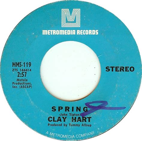 Clay Hart Spring Releases Reviews Credits Discogs