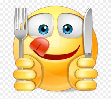 Eating Emoji Hungry Smiley Free Transparent Png Clipart 53 Off