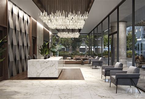 Designing The Lobby Space Of A Senior Care Hospital With Plant Interior