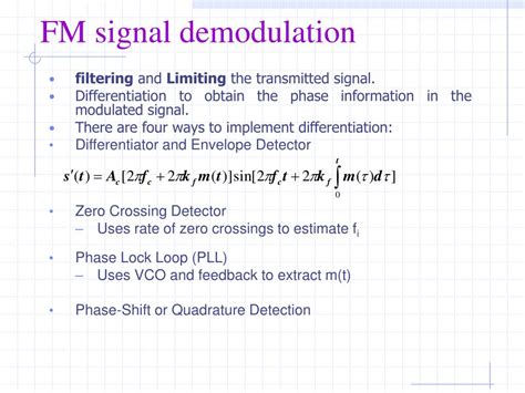 Ppt Digital Fm Demodulator Powerpoint Presentation Free Download