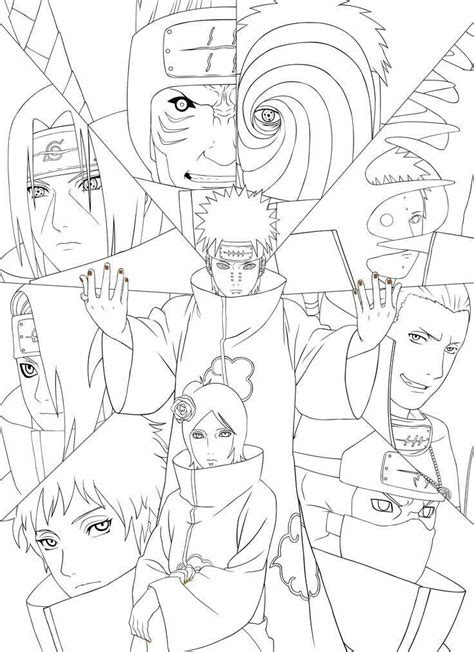 Coloriage Itachi Uchiha Coloriage Gratuit à Imprimer