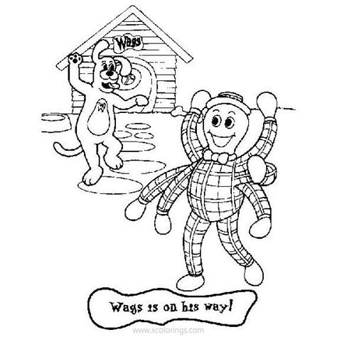 Wiggles Coloring Pages Wags The Dog