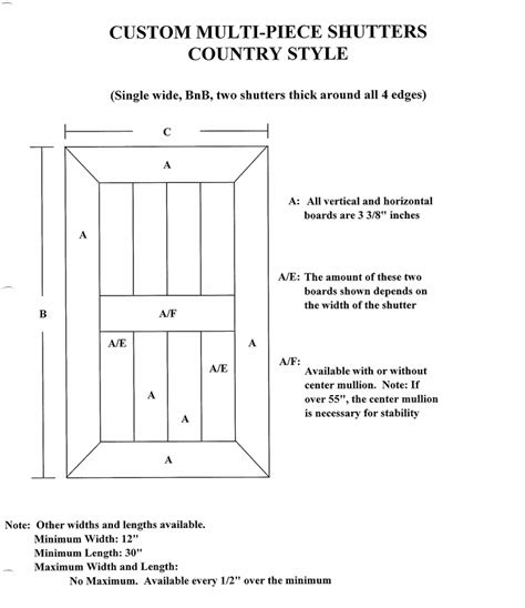 The rustic construction utilizes vertical boards joined with horizontal battens. Custom Country Style Vinyl Shutters | Decorative Shutters