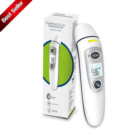 Ear And Forehead Dual Modes Medical Non Contact Infrared Thermometer