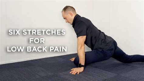 Six Stretches For Low Back Pain Or Stiffness Youtube