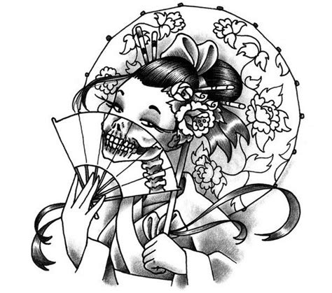 52 Japanese Geisha Tattoo Designs And Drawings With Images Geisha Tattoo Design Geisha Tattoo