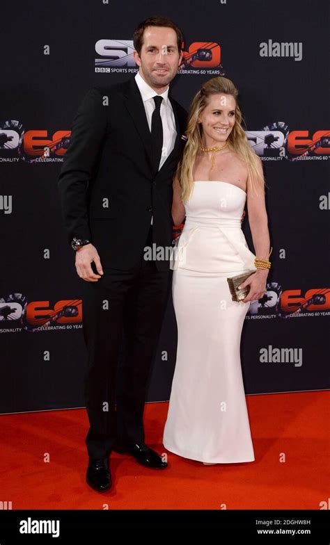 ben ainslie and georgie thompson arriving at the bbc sports personality of the year 2013 leeds