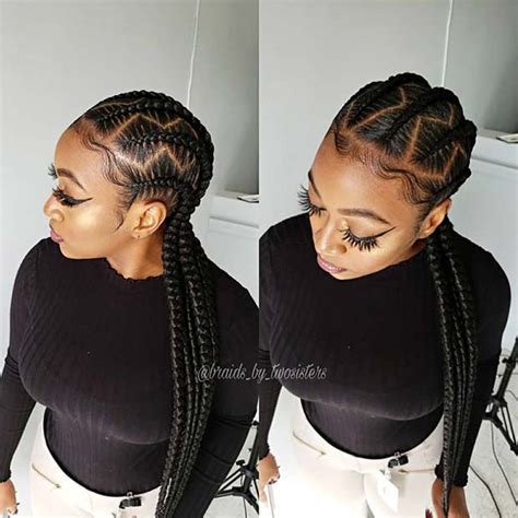 43 Most Beautiful Cornrow Braids That Turn Heads Stayglam Feed In