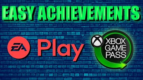 EA Play Xbox Game Pass - Easy Achievements - YouTube