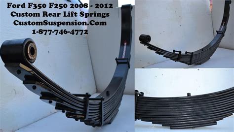 Ford F350 2008 2014 Custom Rear Leaf Spring 16 Pair Leaf Spring