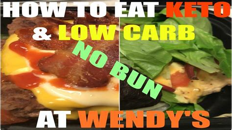 How To Eat Low Carb And Keto At Wendys Youtube