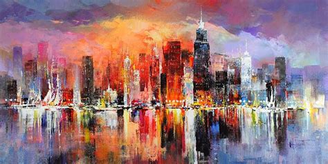 10 Artists Who Have Conquered Color Sky Rye Design Cityscape Art