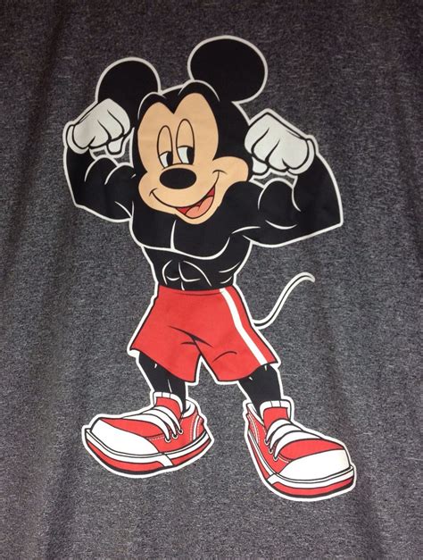Disney Muscle Oh Mickey In 2019 Mickey Mouse Mickey Mouse T