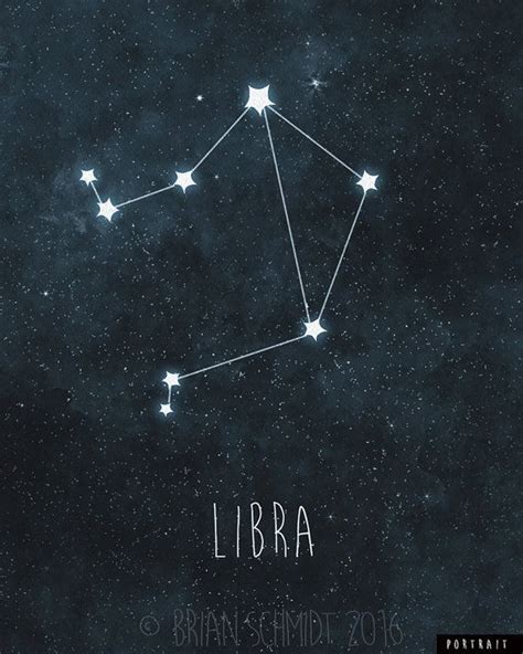Libra Constellation Constellations Art Print Libra Constellation