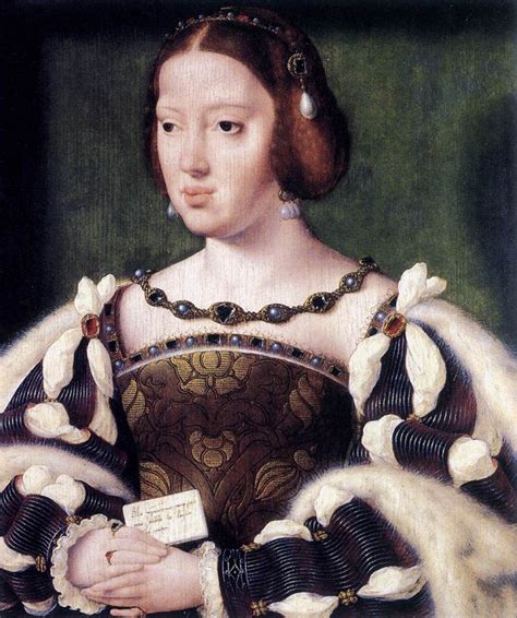 Joos Van Cleve Portrait Of Eleonora Queen Of France C 1530 Queen