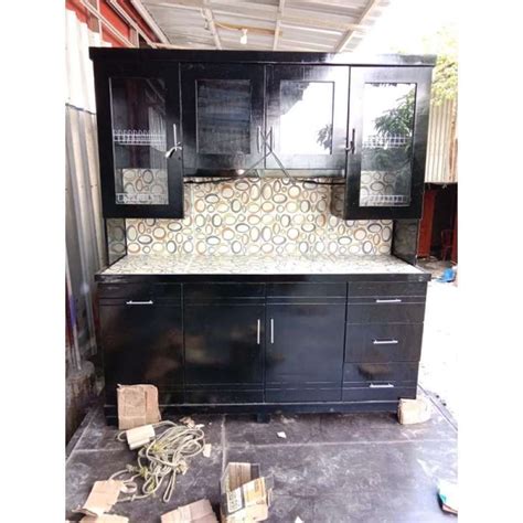 Jual Lemari Dapur Lemari Piring 4 Pintu Swing Rak Piring Lemari