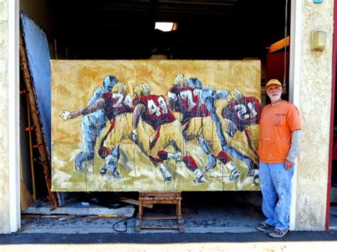 Levi's stadium resale tickets available in santa clara, ca. San Francisco 49ers Levi's Stadium Painting of Football ...