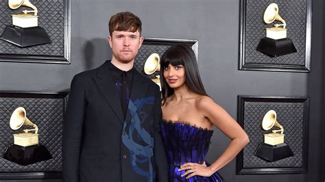 How James Blake And Jameela Jamil Mastered Complementary Couples Style