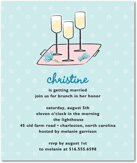 Wedding Paper Divas Dainty Drinks In Lightest Turquoise Other Colors