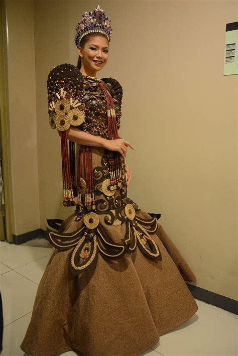 Filipiniana Dress Balintawak Gown Filipino Costume Philippine Terno Recycled Clothing