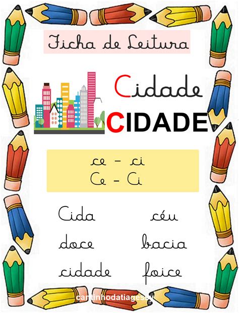 Ficha De Leitura Cursiva