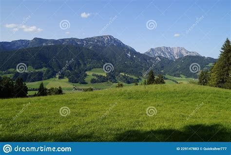 A Picturesque Village In The Scenic Austrian Alps Of The Schladming