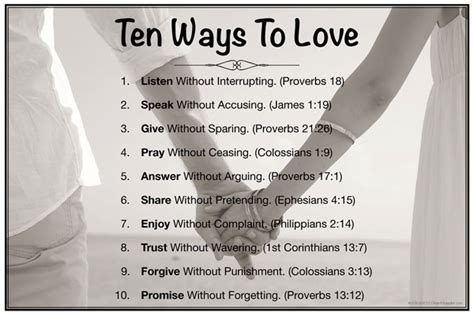10 Ways To Love Poster