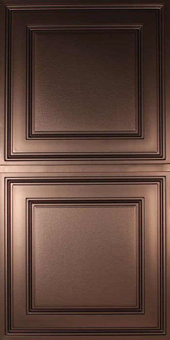 Coffered ceiling tiles for drop in. Stratford Vinyl Ceiling Tile - Faux Bronze (2x4) | Ceiling ...