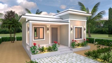 23x20 Feet Small House Plans 7x6 Meter One Bedroom Flat Roof Pdf Full