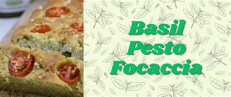 Basil Pesto Focaccia Dough Grabenord
