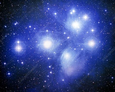 Pleiades Star Cluster Stock Image R6140110 Science Photo Library