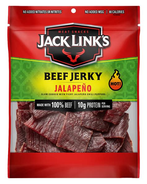 Jalapeño Beef Jerky High Protein Snacks Jack Link s