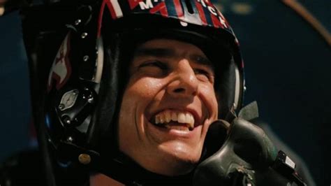 The Helmet Of Pilot Pete Mitchell Maverick Tom Cruise In Top Gun