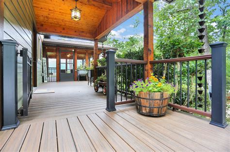 Beautiful Trex Deck And Screened In Porch Cleveland Sc