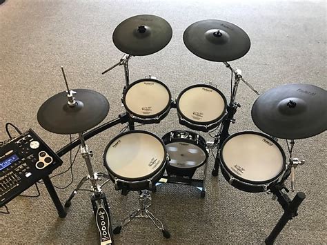 Roland TD-30K with Upgraded PD-128 Snare Electronic Drum Set | Reverb