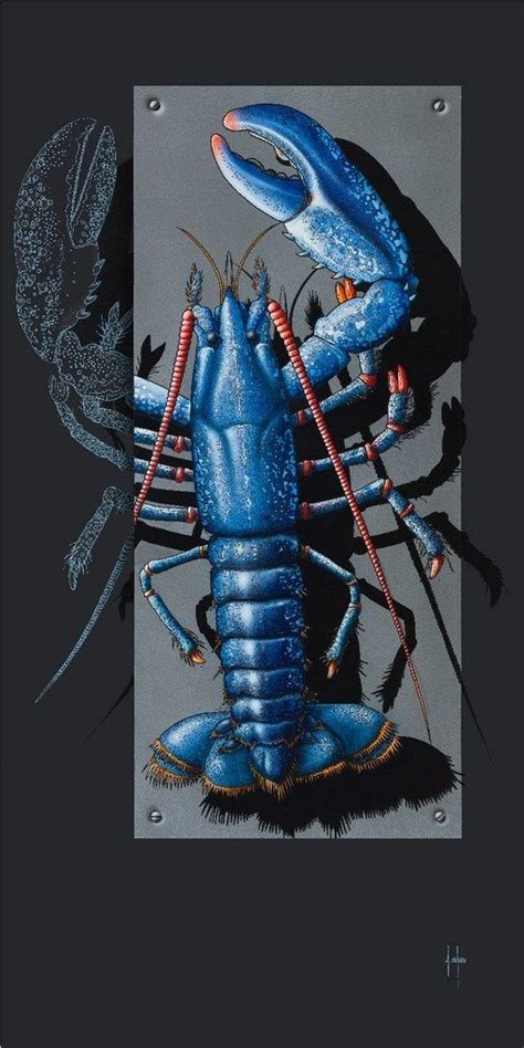 Pin By Mj M On 실기 Crustaceans Art Lobster Art Fish Artwork