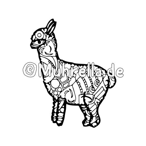 Download Cute Llamas Coloring Book