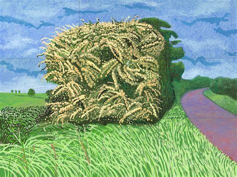 David Hockney Creates Works Of Art For Major London Gallery Show On His