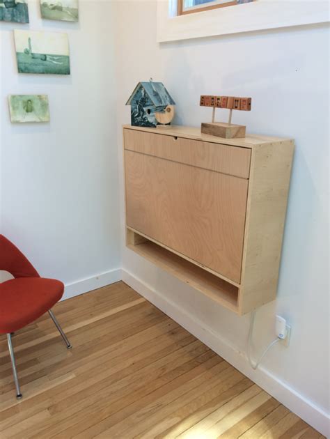 Photo 3 Of 5 In How To Build A Compact Fold Down Desk For Small Spaces