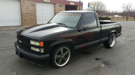 This truck looks and drives amazing. 1990 chevrolet c/k pickup 454 ss silverado chevy lowered ...