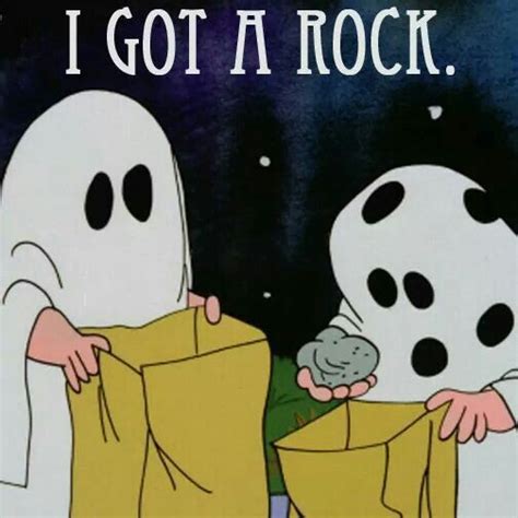 Its The Great Pumpkin Charlie Brown Charlie Brown Halloween I Got A Rock Ghost Costumes